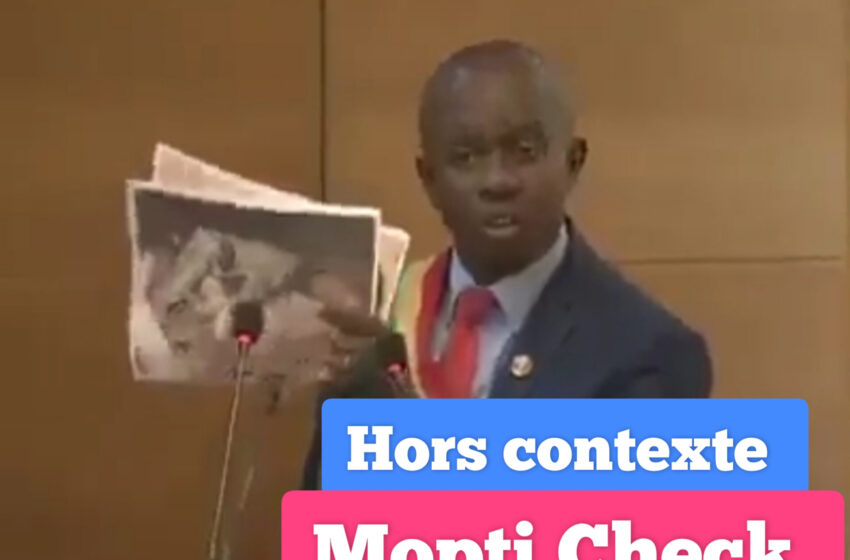  [Mopti Check] : Non, cette vidéo de l’ancien député malien ne s’adresse pas aux autorités de la transition