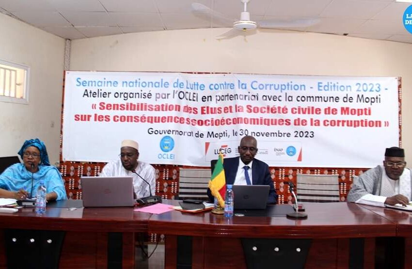  Corruption : les élus locaux sensibilisés par l’OCLEI