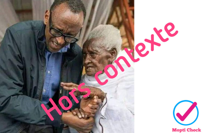  [Mopti Check] : faux, cette photo ne montre pas la maman du président rwandais, Paul Kagame